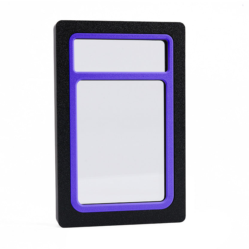 Card Fossil Standard Graded Case Dark Mode – purple accent, UV-resistant acrylic display for PSA graded cards with N52 magnets