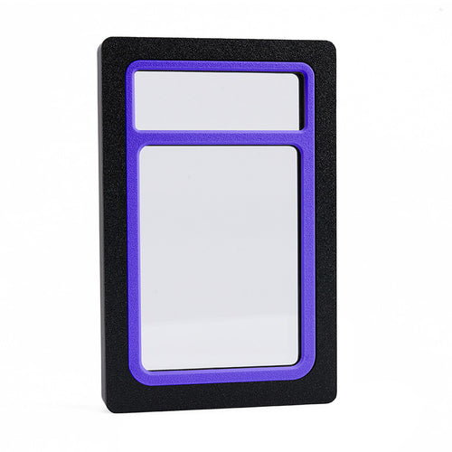 Card Fossil Standard Graded Case Dark Mode – purple accent, UV-resistant acrylic display for PSA graded cards with N52 magnets
