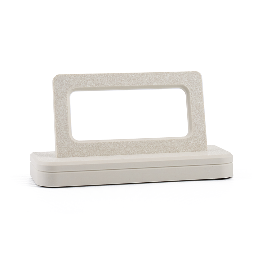 Card Fossil Magnetic Display Stand for Ungraded Cases – white base, desktop stand for showcasing card display cases